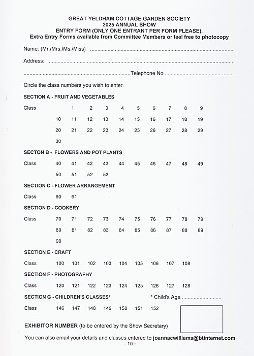 Schedule page 10