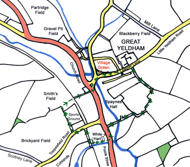 Walk 5a Route map