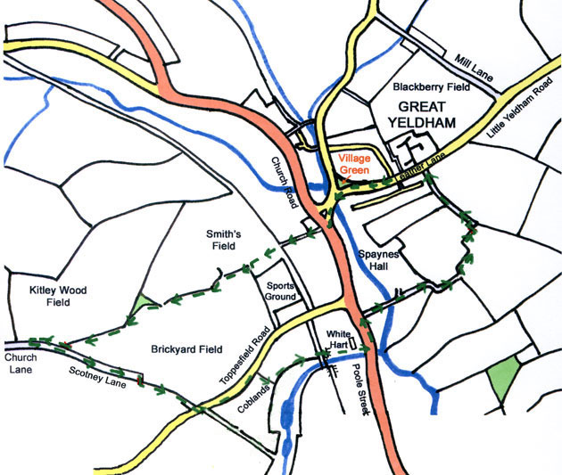 Walk 6a Route map