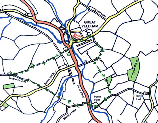 Walk 8a Route map
