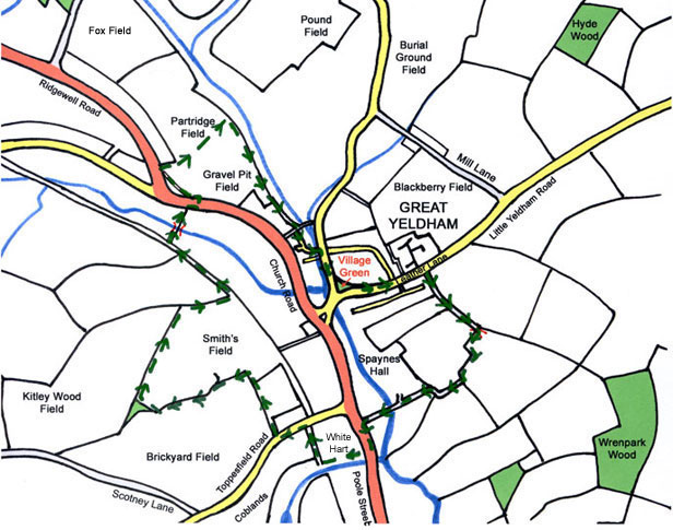 Walk 3a Route map