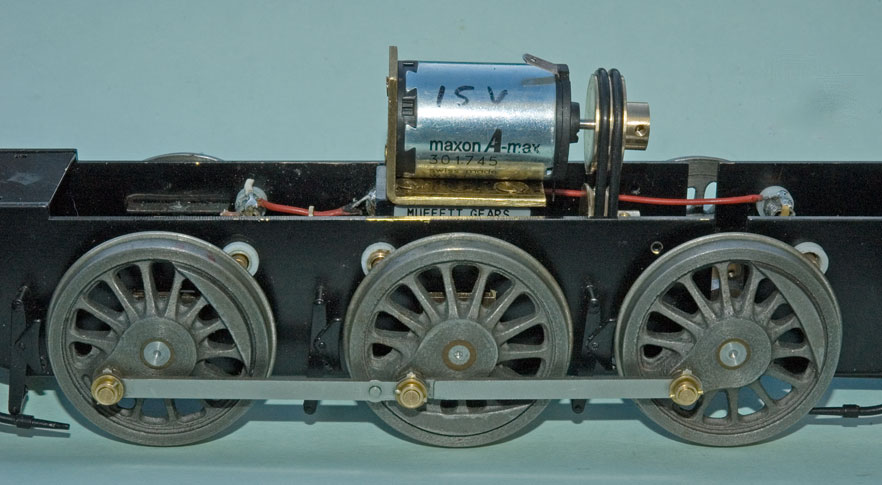 Photo of model J94 chassis, side view