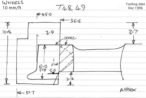 Cross section diagram of T48 and T49