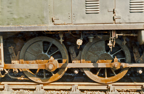 Photo of a preserved locomotive