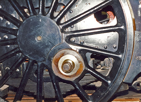 Photo of a prototype driving wheel