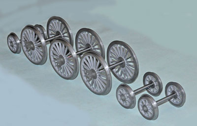 Machined wheelset