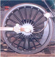 Photograph of a prototype driving wheel