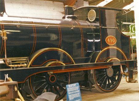 Photograph of the preserved locomotive