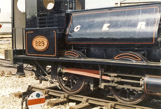 Photo of the preserved locomotive