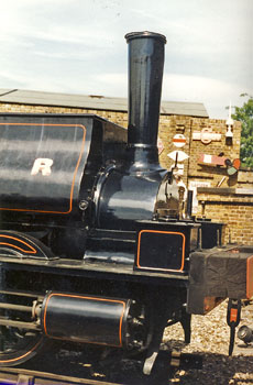 Photo of the preserved locomotive