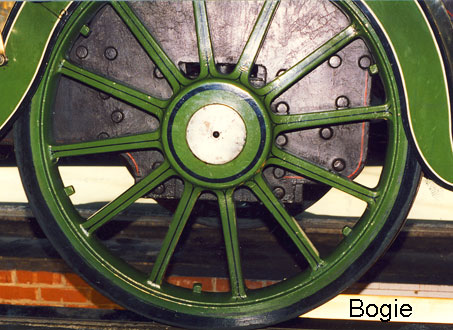 Photo of GN No 1, bogie wheel