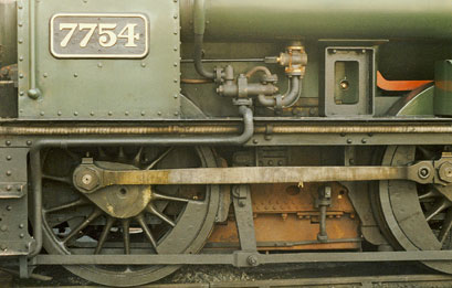 Photograph of a Locomotive at Llangollen in 1995