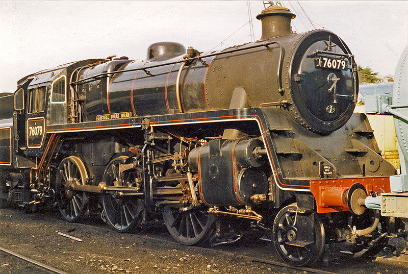 Photo of a preserved locomotive