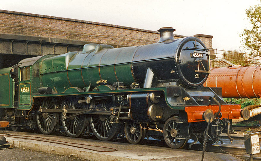 Photo of a preserved locomotive