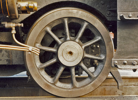 Photo of Kolhapur bogie wheel at Loughborough