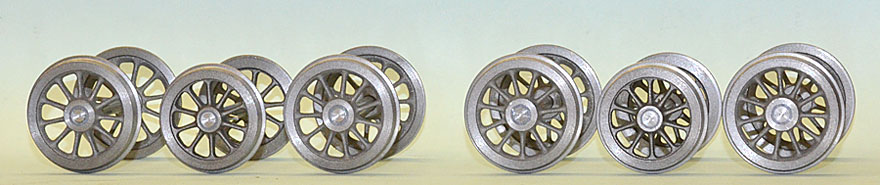 Photo of machined wheels