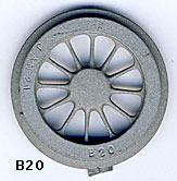 Scan of casting B20