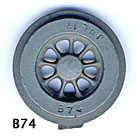 Scan of casting B74