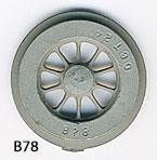 Scan of casting B78