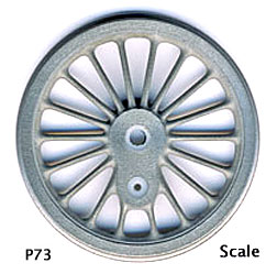 Scan of casting P73, machined to 'dead' scale