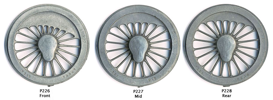 Scan of castings P226, P227, P228