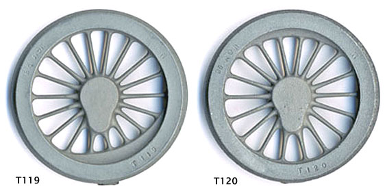 Scan of castings T119 and T120
