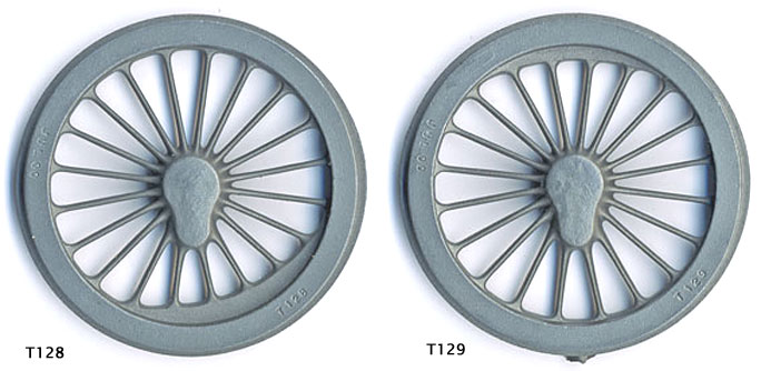 Scan of castings T128 and T129