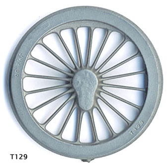 Scan of castings, T129