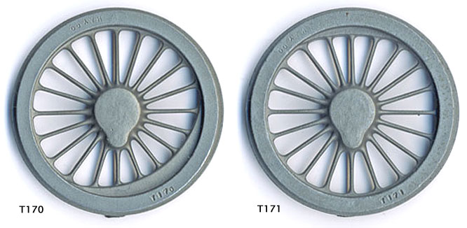 Scan of castings T170 and T171