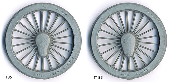 Scan of castings T185 and T186