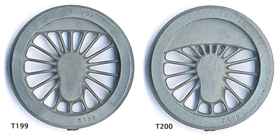 Scan of castings T199 and T200