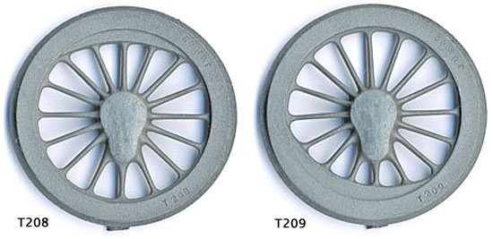 Scan of castings T208 and T209